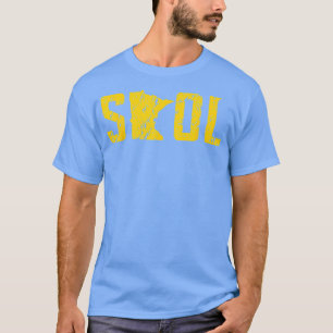 Distressed Vintage Purple And Yellow T-Shirt