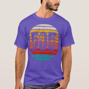 Distressed Vintage Sunset 505 Area Code T-Shirt