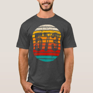 Distressed Vintage Sunset 573 Area Code T-Shirt