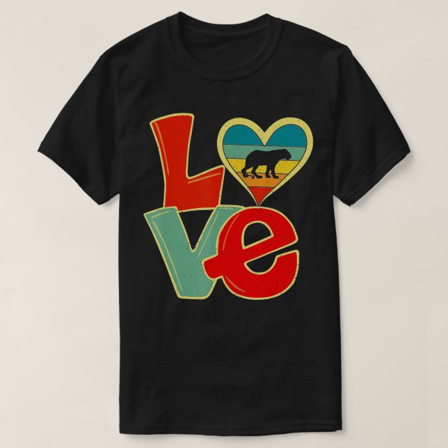 Distressed Vintage Tiger Lover Animals Valentines  T-Shirt (Design Front)