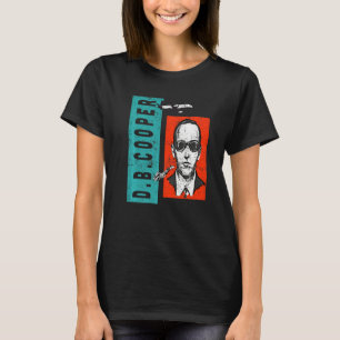 Distressed Wanted D B Cooper Sketch Cryptid Urban T-Shirt