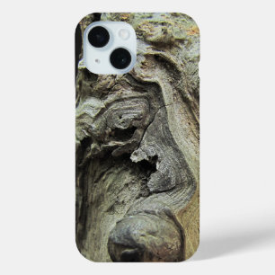 Distressed Wood Sculpture Image -  iPhone Case