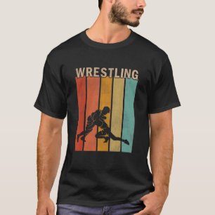 Distressed Wrestling Men Women Cute Wrestling Ret T-Shirt