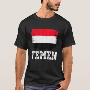 Distressed Yemen Flag Men Women Kid Patriotic T-Shirt