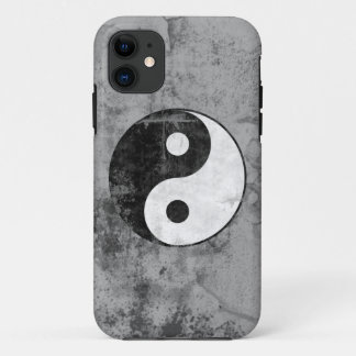 Distressed Yin Yang iPhone Case