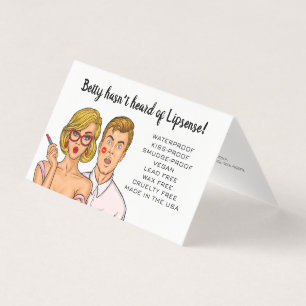 Distributeur moderne du carte de visite   Lipsense