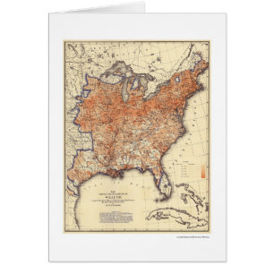 Distribution Etats-Unis 1872 de richesse