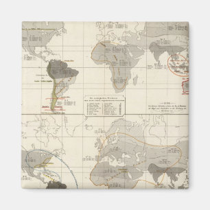 Distribution of birds and amphibians magnet