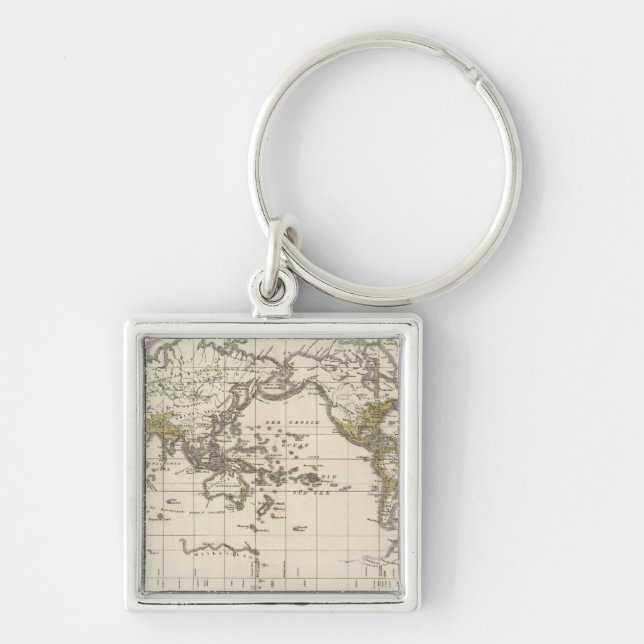 distribution of Indo Germanic people Keychain (Front)