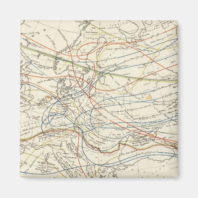 Distribution of mammals magnet (Front)