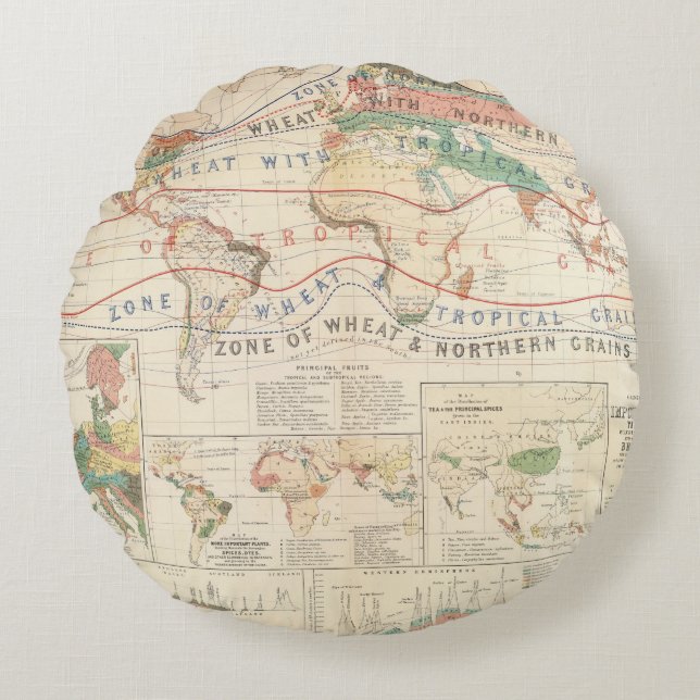 Distribution plants round pillow (Front)