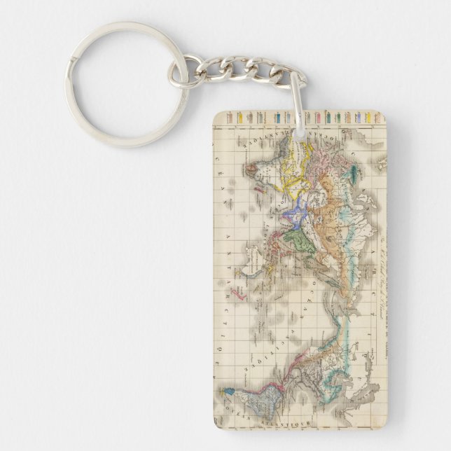 Distribution primitive du genre humain keychain (Front)