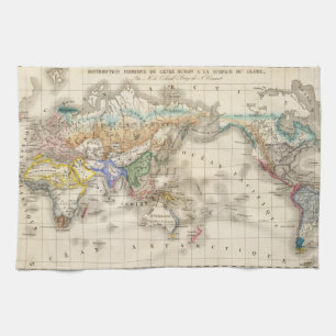 Distribution primitive du genre humain kitchen towel
