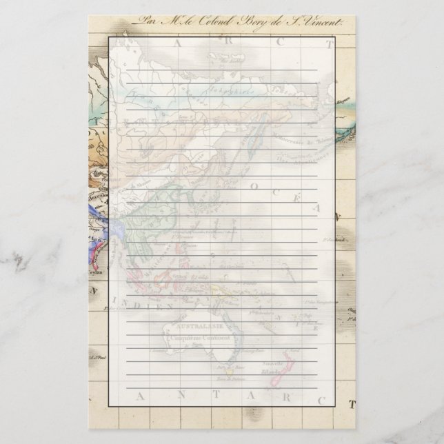 Distribution primitive du genre humain stationery (Front)