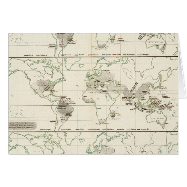 Distributions de serpents (Devant horizontal)