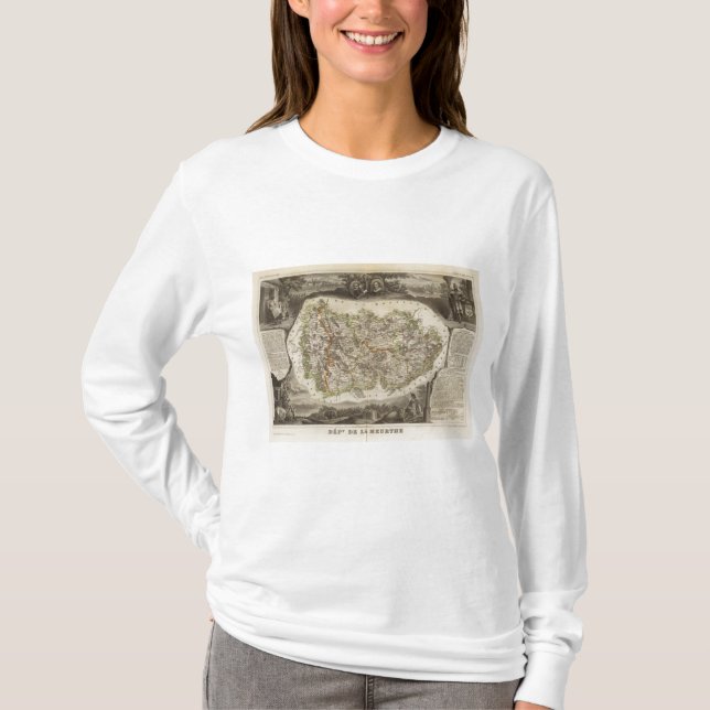 District boundaries T-Shirt (Front)