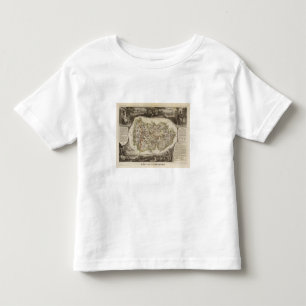 District boundaries toddler t-shirt