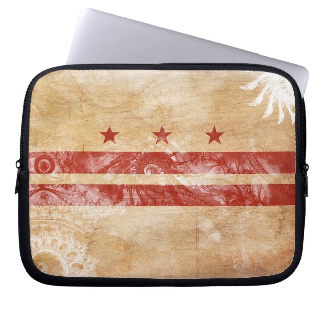 District of Columbia Flag Laptop Sleeve (Front)