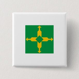 Distrito Federal, Brazil 2 Inch Square Button