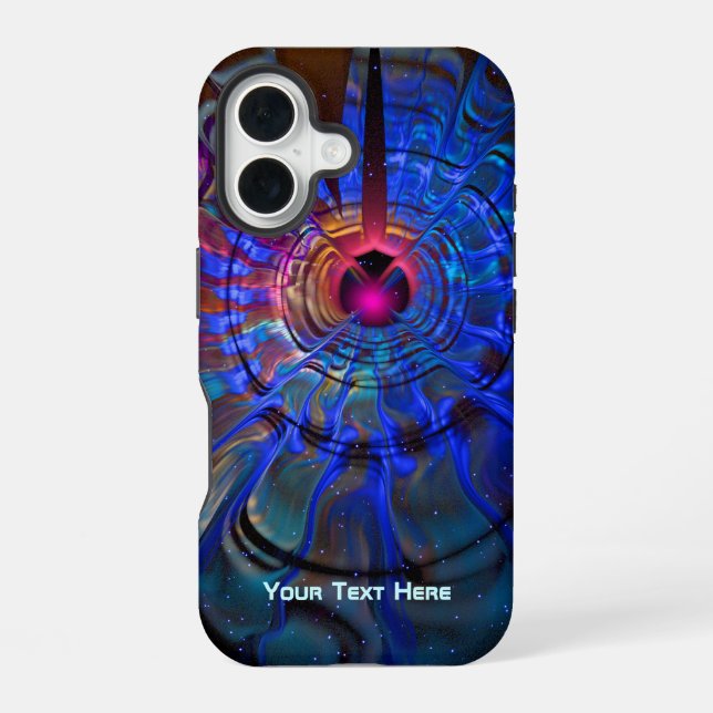 Disturbance iPhone 16 Case (Back)