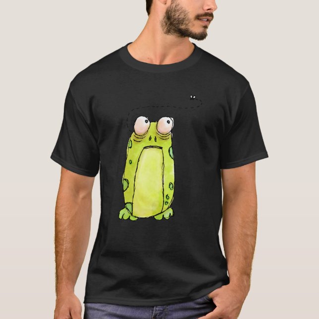 Disturbed Frog or Maybe a Toad Who is Very Tired T-Shirt (Front)