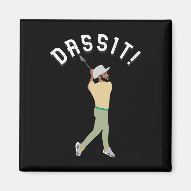 Dit! Funny Golfing Manolo Funny Golf Gift For Golf Magnet (Front)