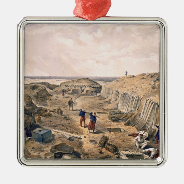 Ditch of the Bastion du Mat, plate from 'The Seat Metal Ornament (Front)