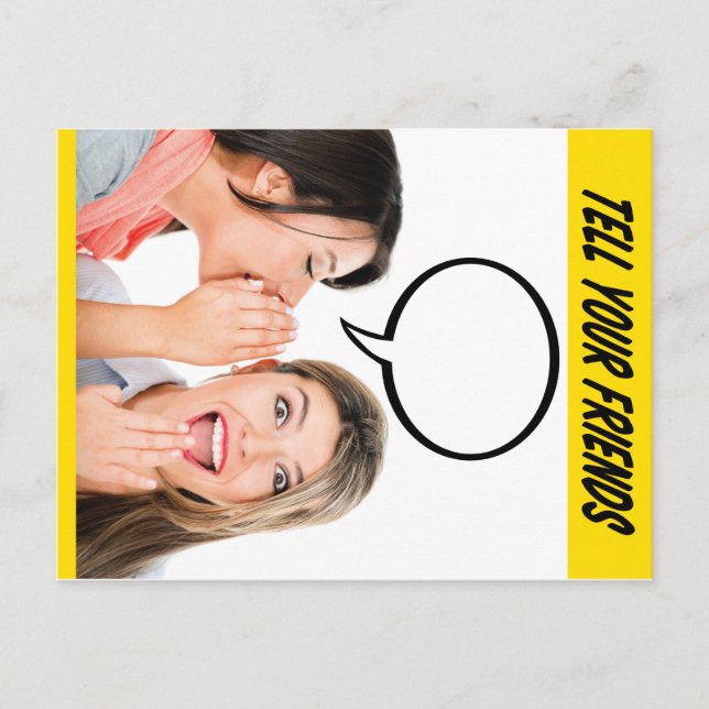 Dites à vos amis - Carte postale (Devant)