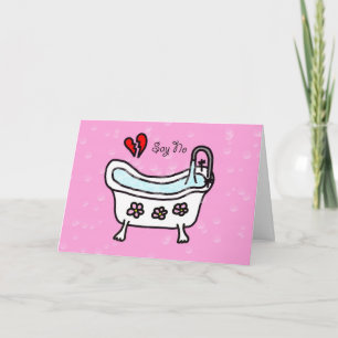 Dites non à l'amour Anti Valentines Carte de jour