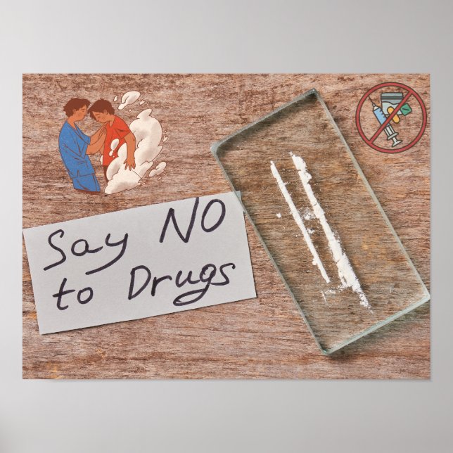 Dites Non Aux Posters De Drogues (Devant)