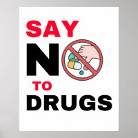 Dites Non Aux Posters De Drogues