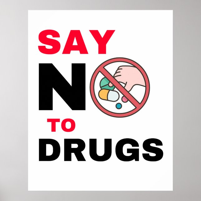 Dites Non Aux Posters De Drogues (Devant)