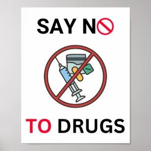 Dites Non Aux Posters De Drogues