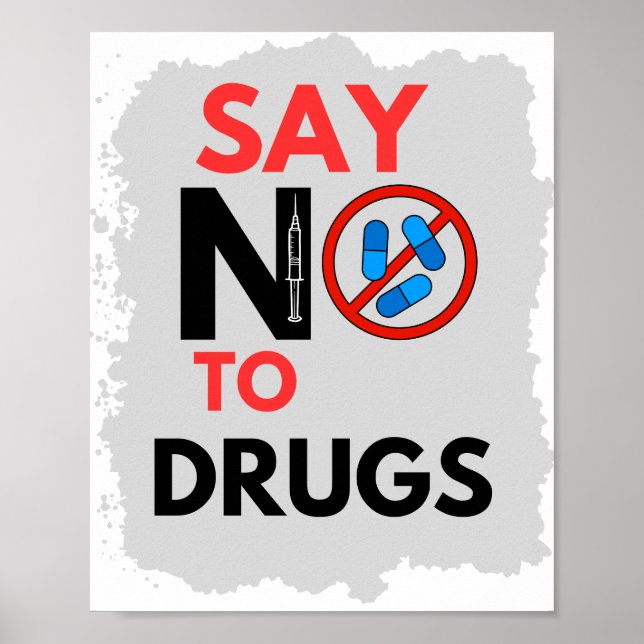 Dites Non Aux Posters De Drogues (Devant)