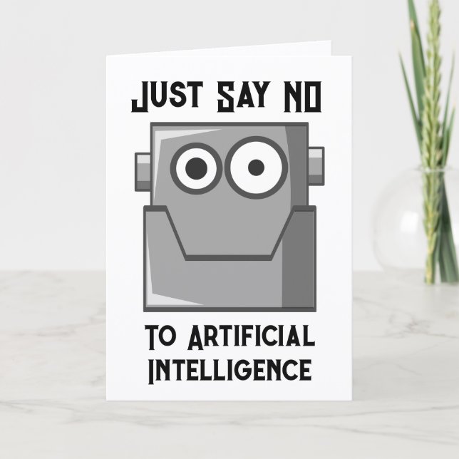 Dites simplement non à la carte postale de l'intel (Devant)