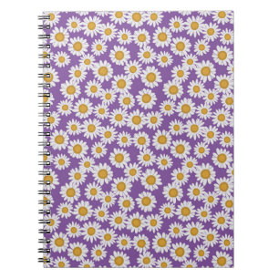 Ditsy daisy flowers notebook