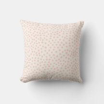 Ditsy Dots Throw Pillow