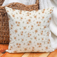 Ditsy Floral Cottagecore Boho Wildflower Beige