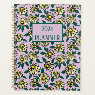 Ditsy Floral Pink Pattern Planner