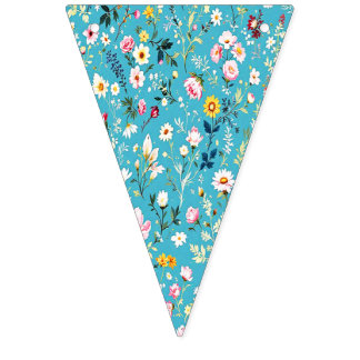 Ditsy Floral Summer   Bunting Flags