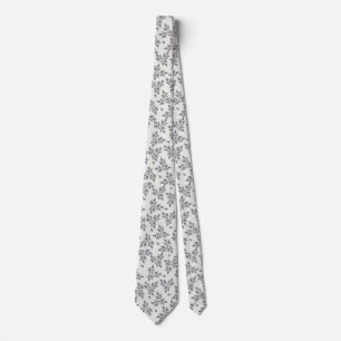 Ditsy Florals in Grey Tie