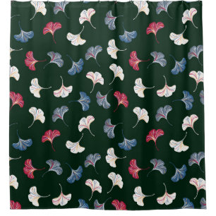 Ditsy Ginkgo: Dark Autumn Seamless.