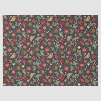 Ditsy Natural Christmas Tissue Paper
