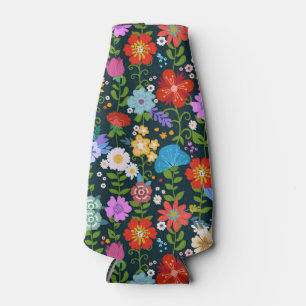 Ditsy seamless Flowers Pattern-13554 Bottle Cooler