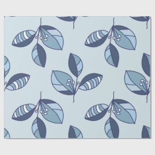 Ditsy Snowflake pattern backgrounds textures Wrapping Paper