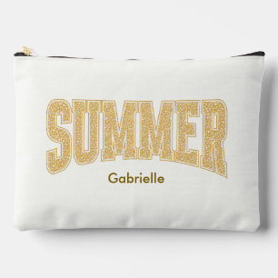 Ditzy Floral Sunset Summer Girls Trip Travel Accessory Pouch