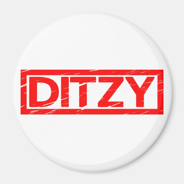 Ditzy Stamp Magnet (Front)