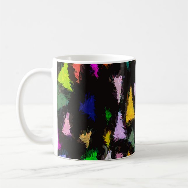 Ditzy Triangles Coffee Mug (Left)