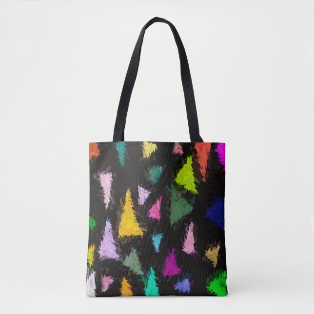 Ditzy Triangles Tote Bag (Front)