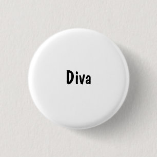 Diva 1 Inch Round Button
